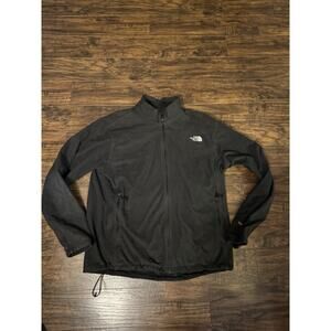 The North Face Windwall Jacket Mens XL Softshell Full Zip Black Mock Neck